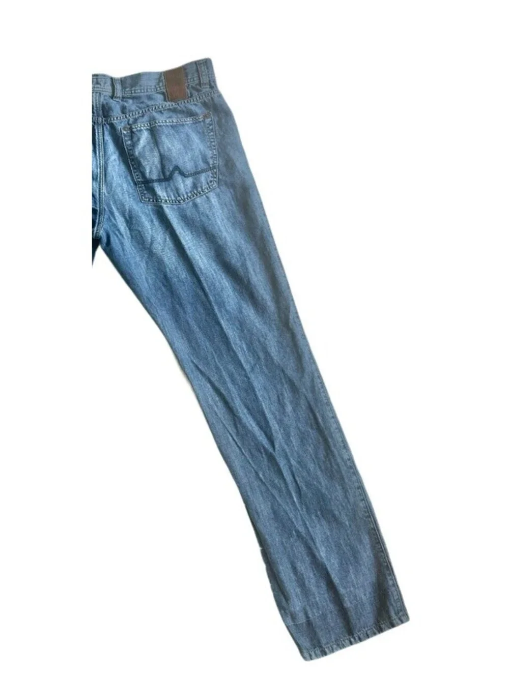 Alberto Modern Fit Men’s Jeans W36 L34 Light Wash Straight Leg Denim High End